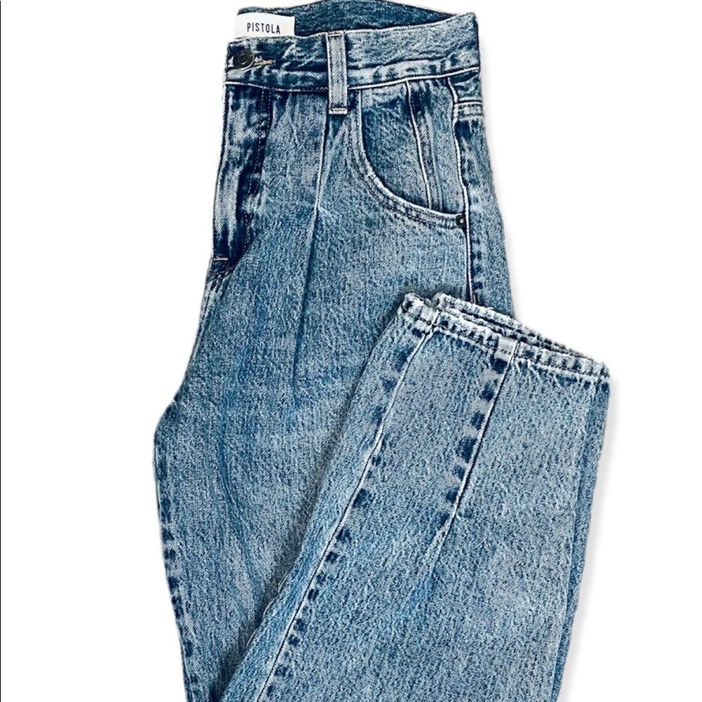 Anthropologie Pistola Ultra High Rise Denim S 25 - Picture 6 of 14